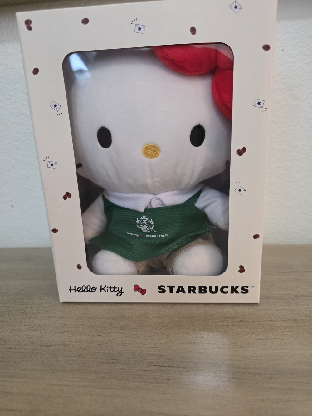 Hello Kitty x Starbucks Plush Doll - White & Green